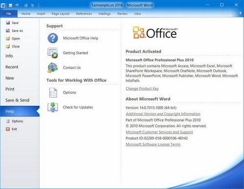 Check Phiên bản Office bạn đang dùng !  Phần mềm bán hàng bằng Excel 2022 Phần mềm bán hàng